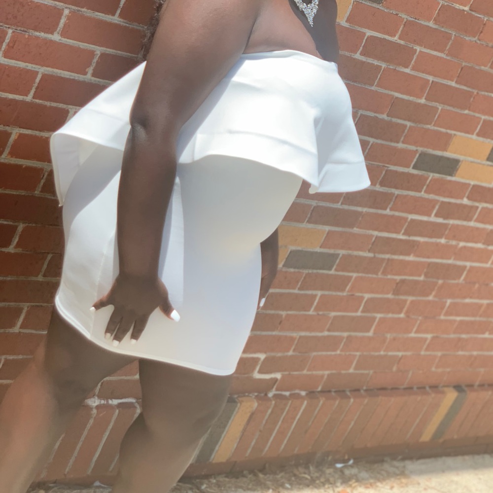 White homecoming dress